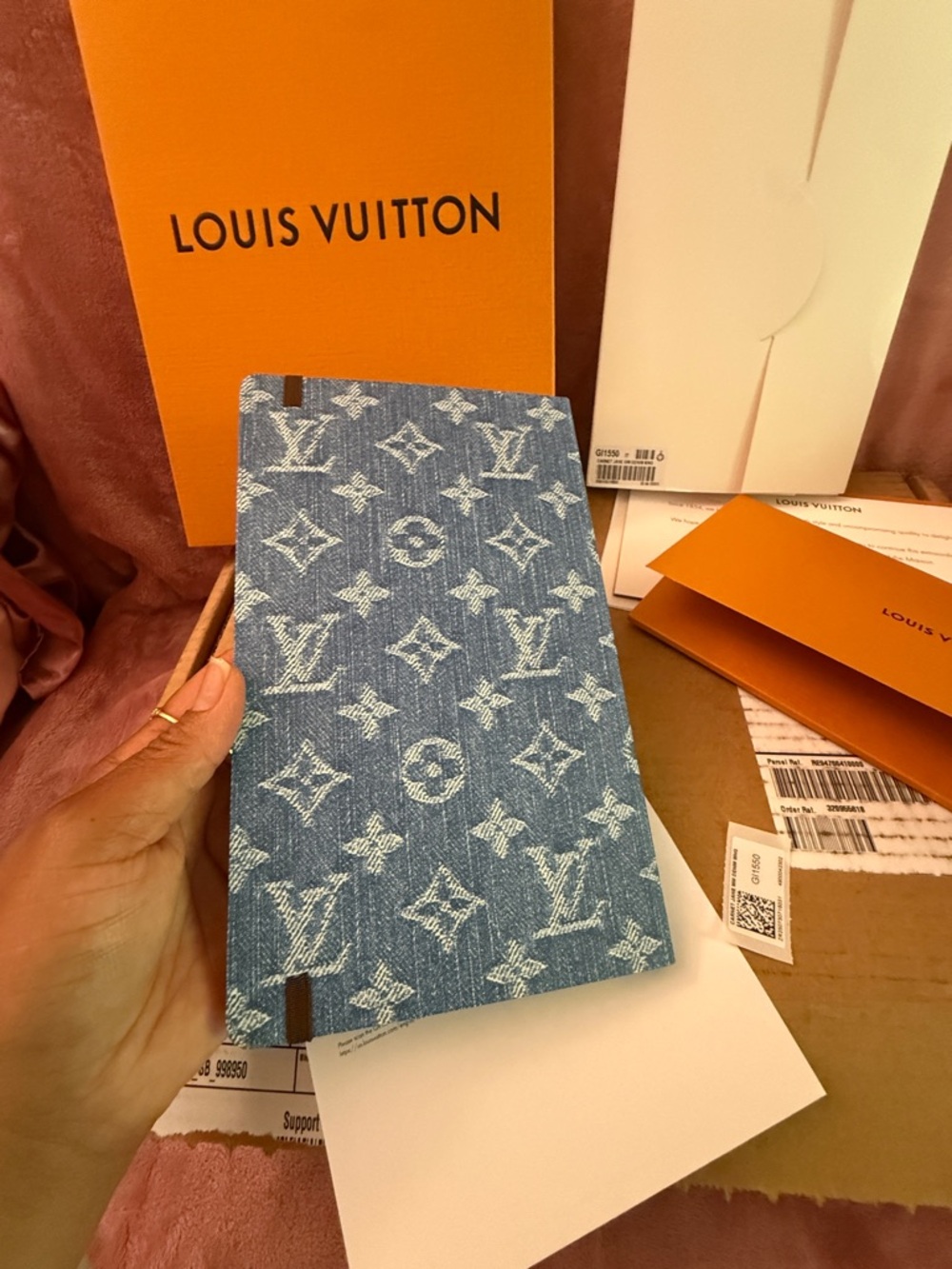 Limited Edition Louis Vuitton Jane Notebook MM Monogram Denim 📘 - Picture 13 of 15